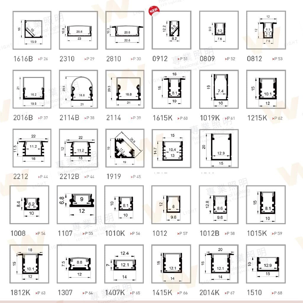 崁入式鋁條燈|Wlighting 慶達照明