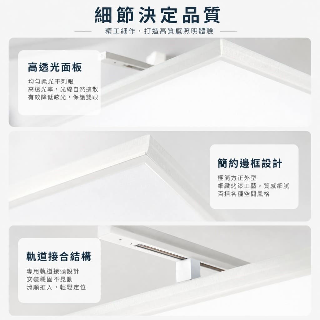 軌道平板燈|Wlighting 慶達照明