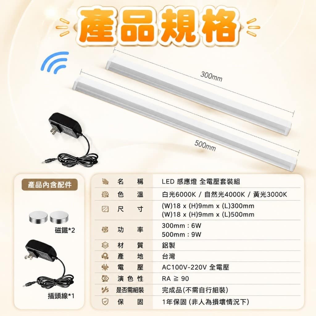 磁吸感應燈|Wlighting 慶達照明