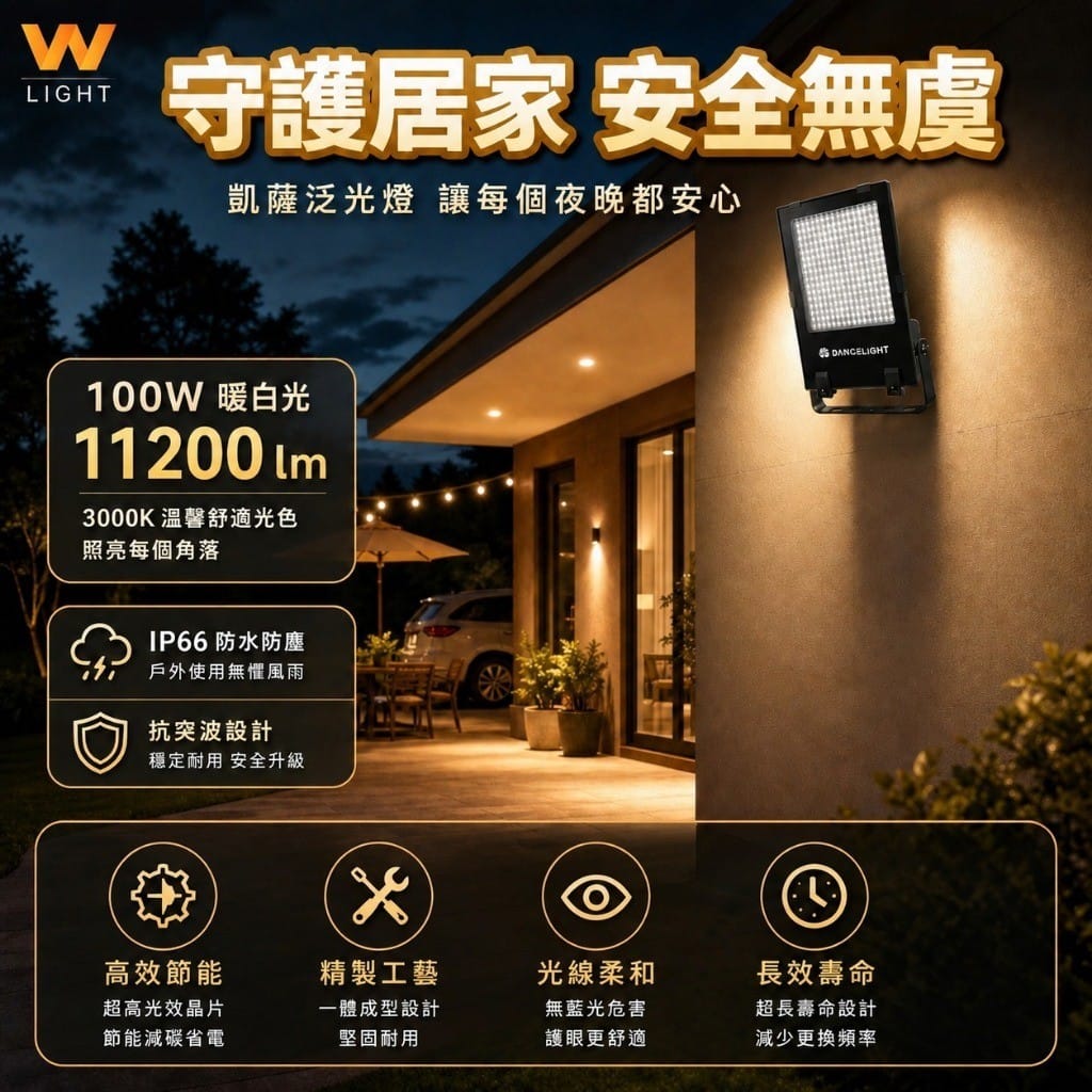 凱薩泛光燈|Wlighting 慶達照明