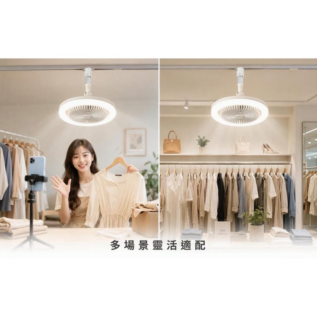 軌道風扇燈|Wlighting 慶達照明