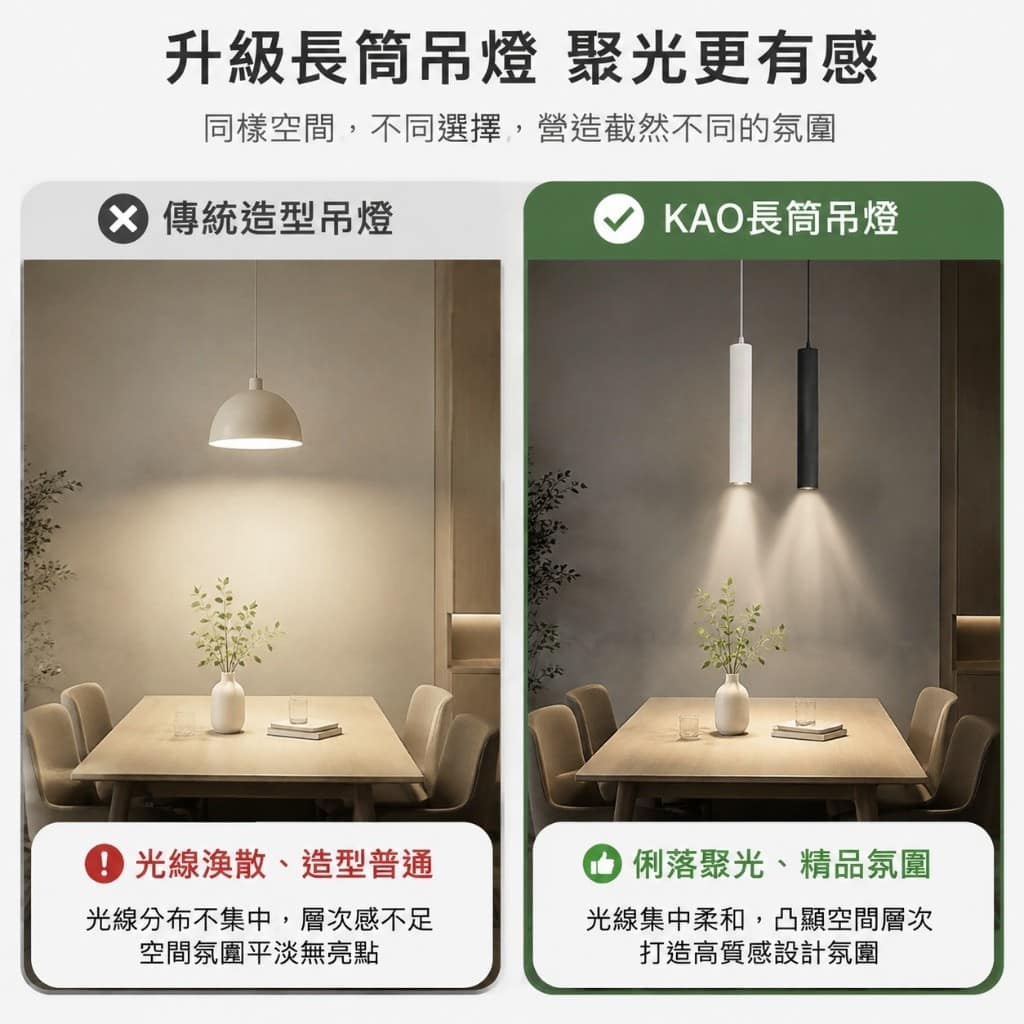 長筒吊燈|Wlighting 慶達照明