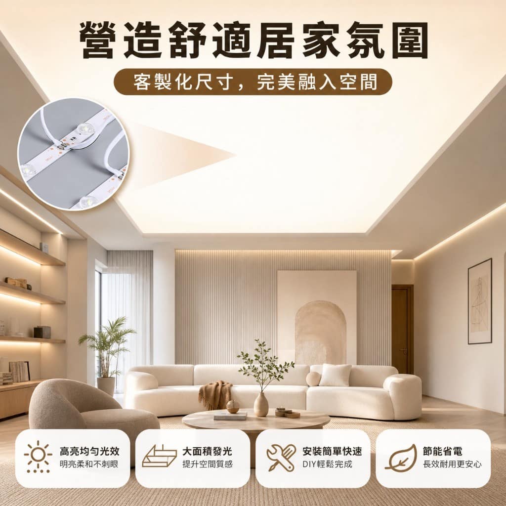 客製軟膜天花燈|Wlighting 慶達照明