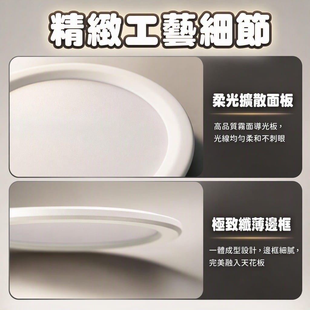 薄型崁燈(15W)|Wlighting 慶達照明