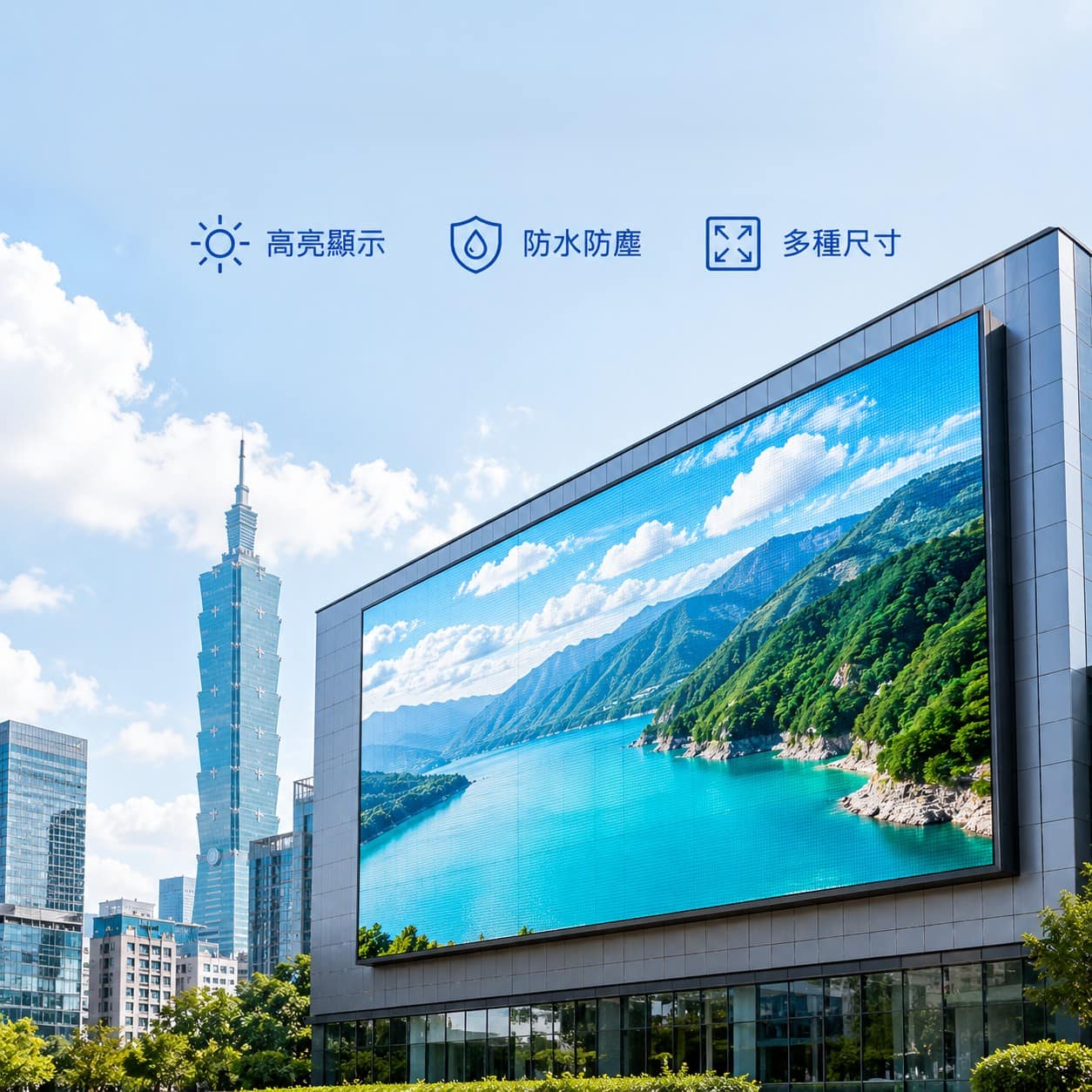 戶外LED電視牆