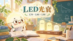 LED光衰與壽命怎麼看？L70、L80、L90定義與比較