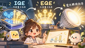 LED晶片效率怎麼看？IQE、EQE與電光轉換效率解析