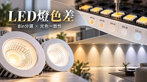 LED燈色差怎麼來？Bin分選與燈具光色一致性解析
