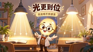光束利用率是什麼？同樣流明卻不同亮度的原因