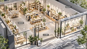 店面軌道燈配置指南：入口、商品牆與櫥窗照明