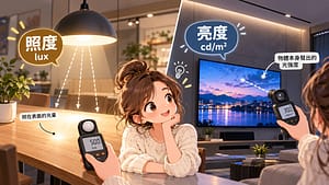 照度與亮度差在哪？lux、cd／m²單位與照明量測解析