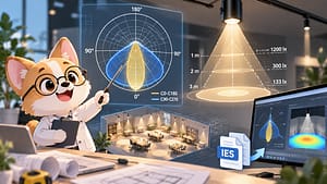 配光曲線怎麼看？光強分布、照度估算與IES檔案應用