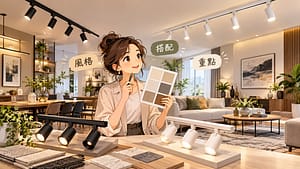 黑色與白色軌道燈怎麼選？裝潢風格與天花配色指南