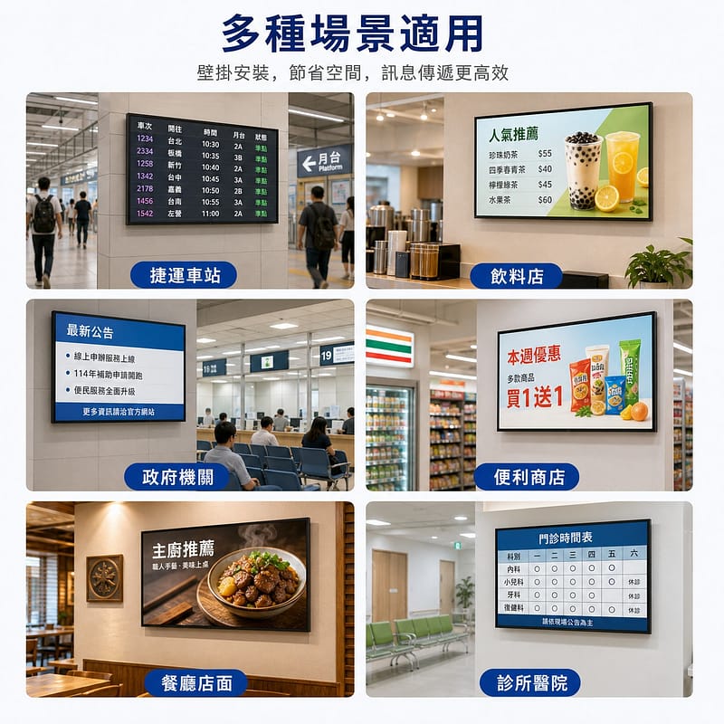 LED廣告機-壁掛