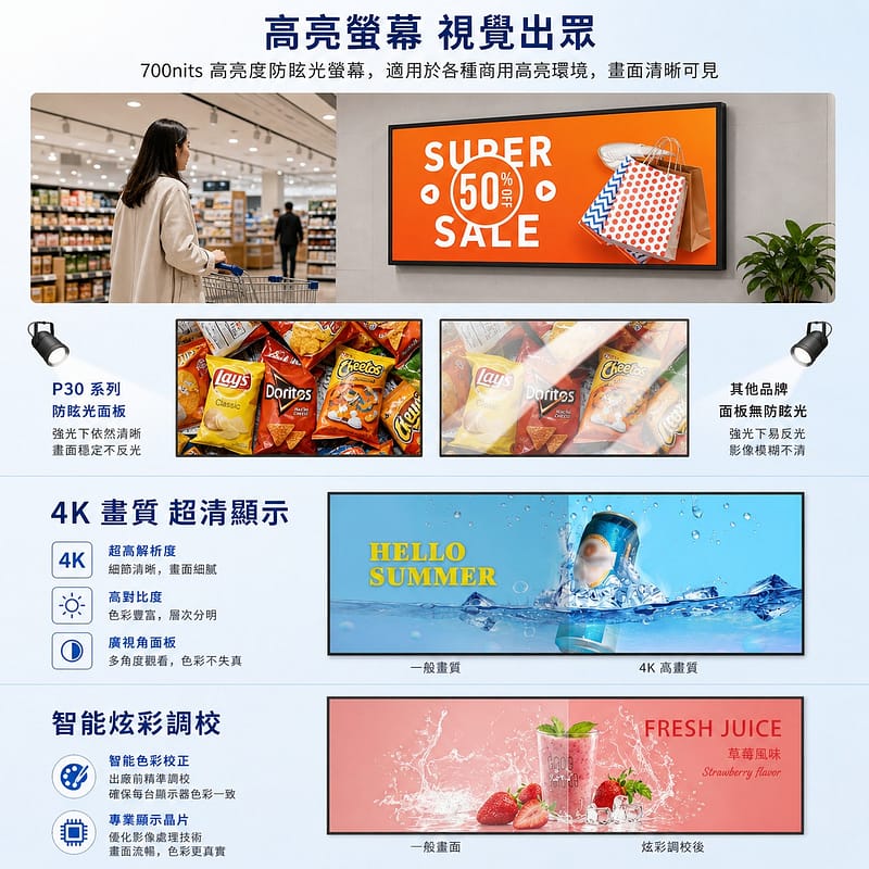 LED廣告機-壁掛