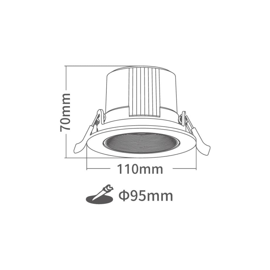 蜂巢防眩崁燈|Wlighting 慶達照明